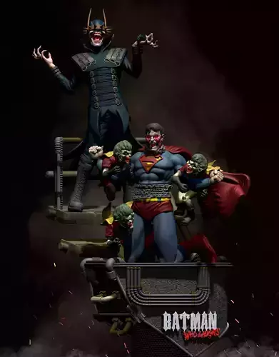Batman Who Laughs x Superman 1-6 Scale printable STL