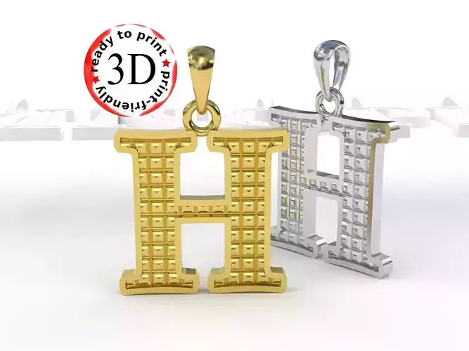  letter pendant