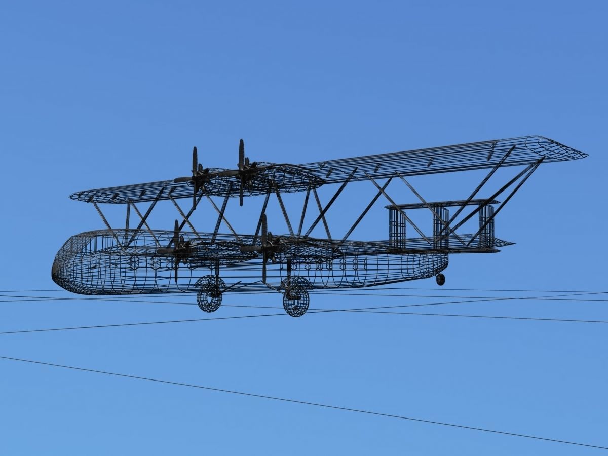 Handley Page HP42 Hannibal V02 3D model_11