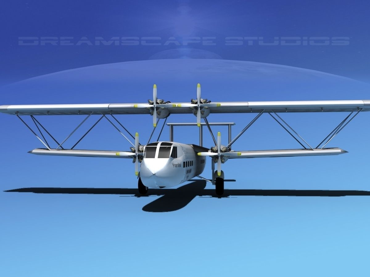 Handley Page HP42 Hannibal V02 3D model_9