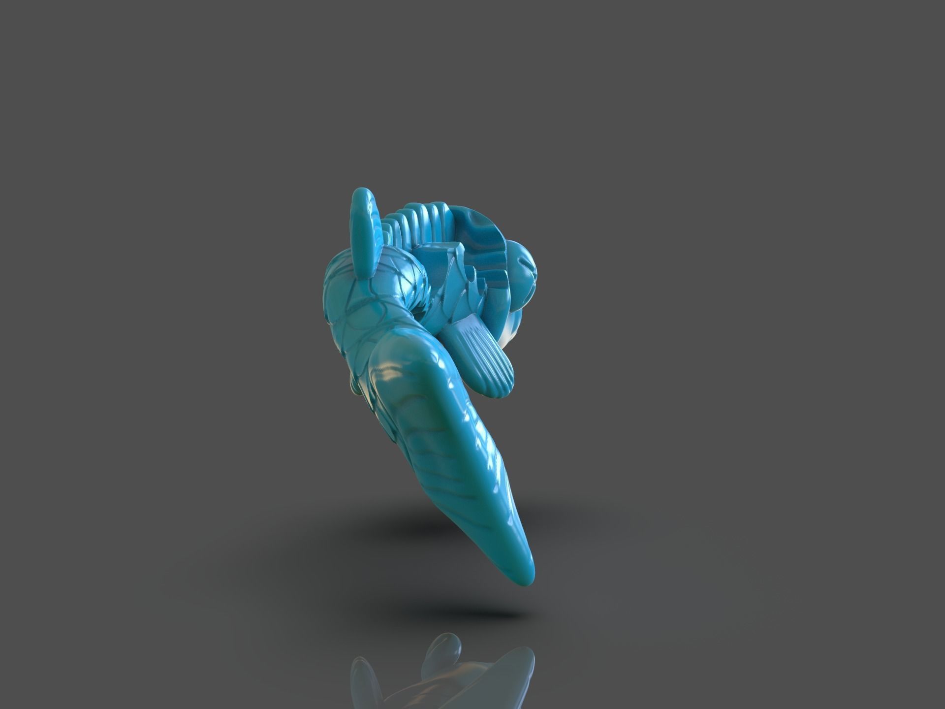 TMNT Fish Scratch 3D print model_6