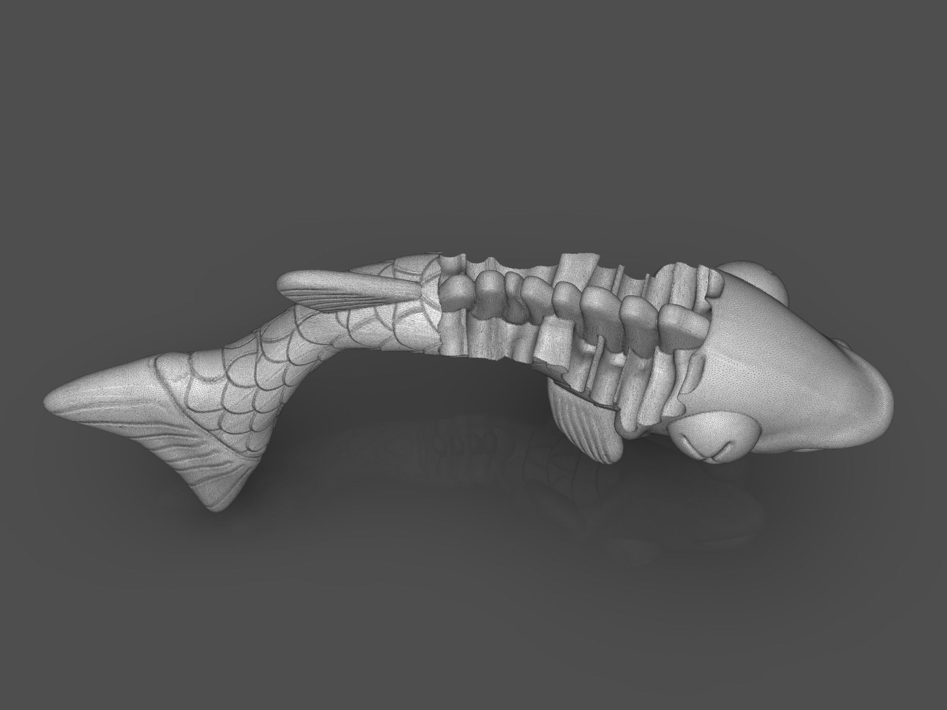 TMNT Fish Scratch 3D print model_19