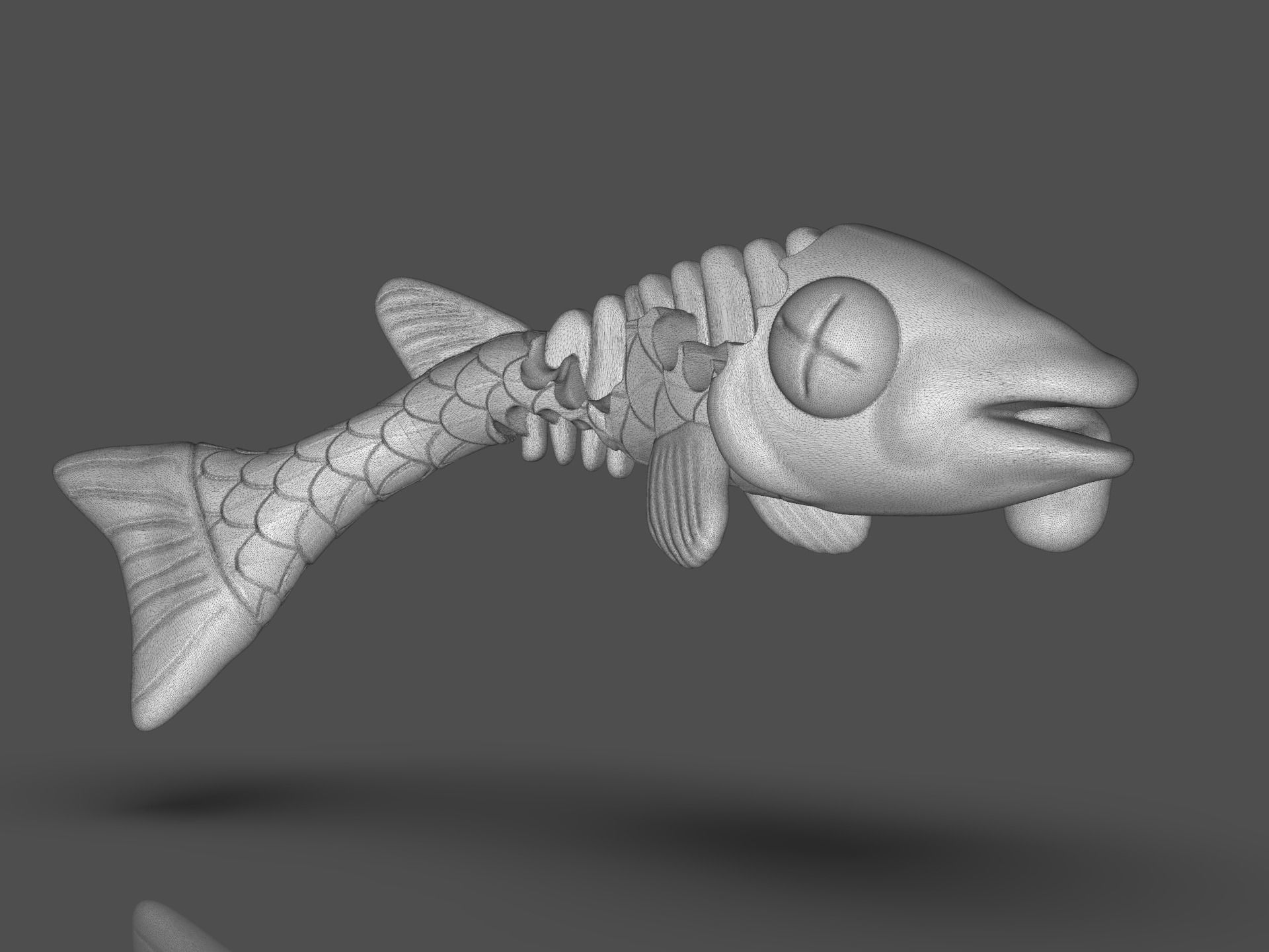 TMNT Fish Scratch 3D print model_17