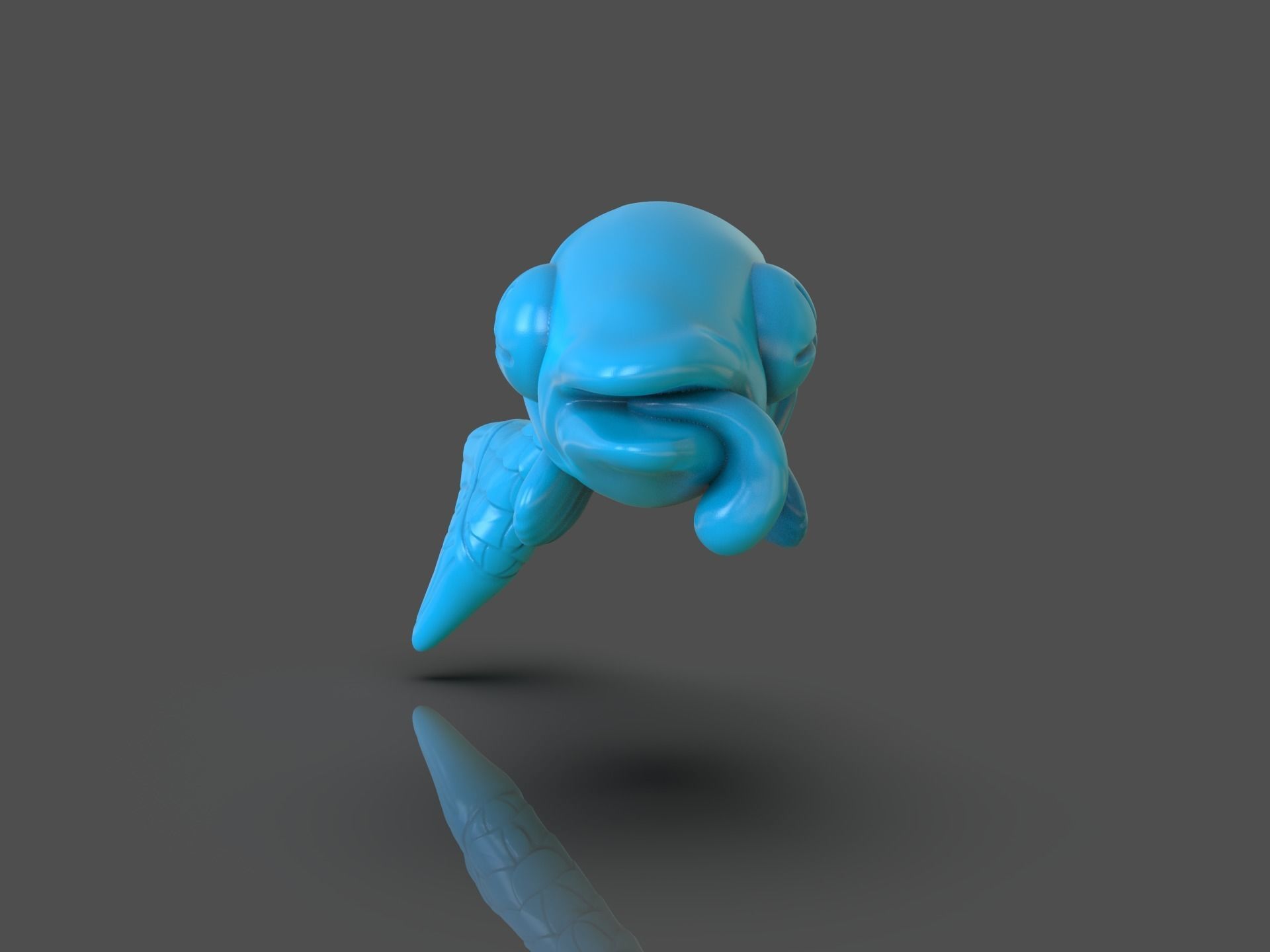 TMNT Fish Scratch 3D print model_3