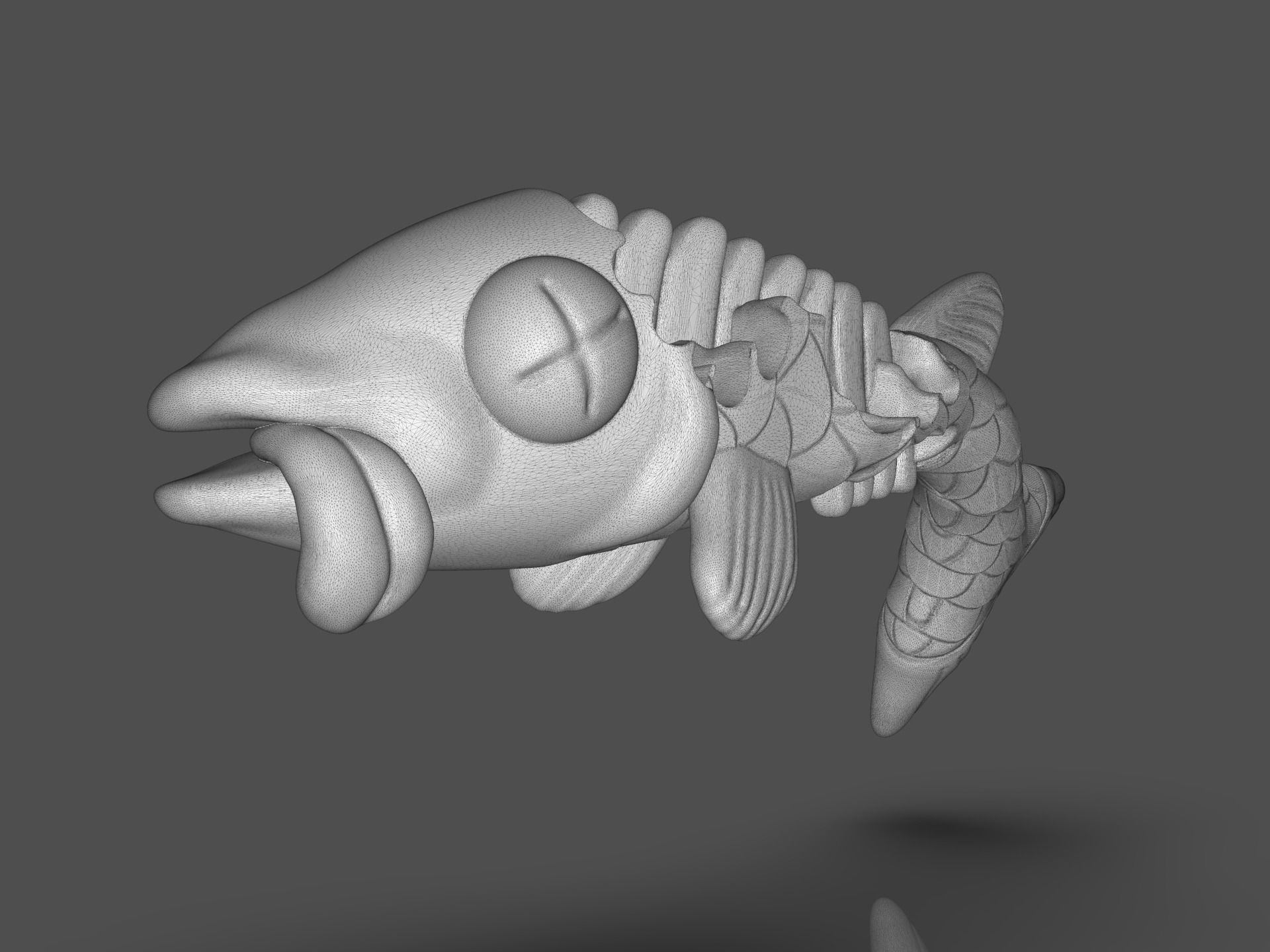 TMNT Fish Scratch 3D print model_13