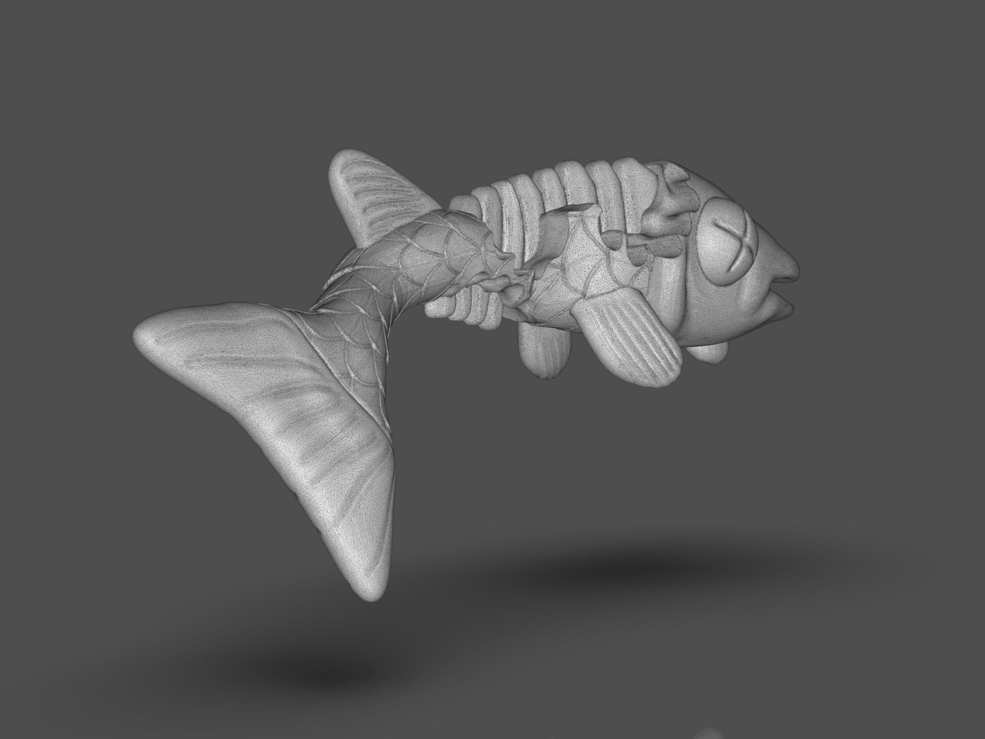 TMNT Fish Scratch 3D print model_18
