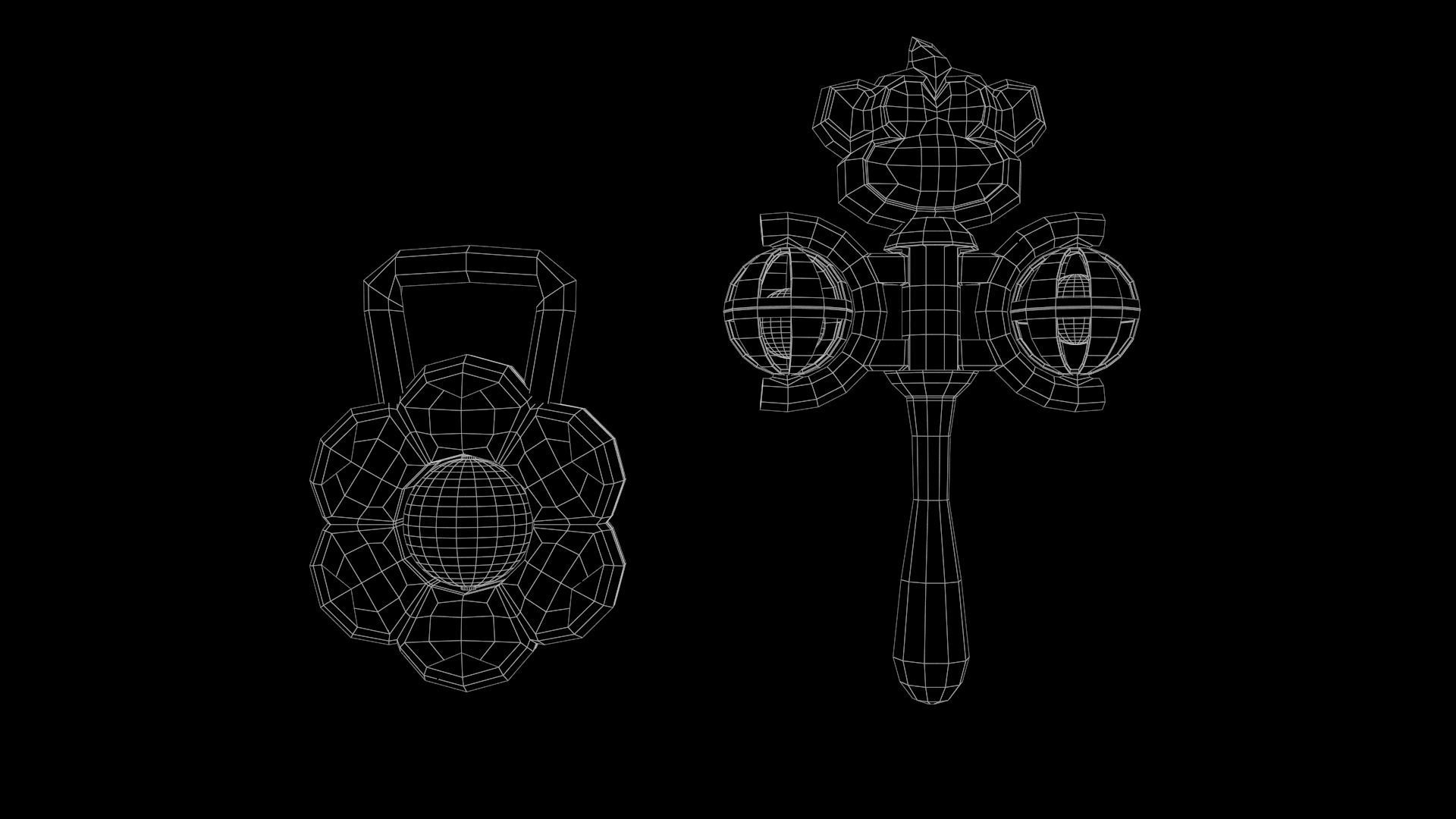 Toy for baby Low-poly 3D model_3