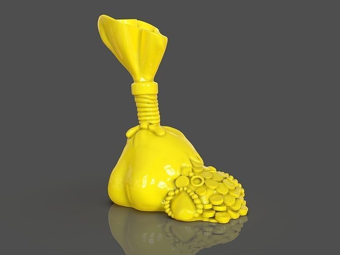 TMNT Money Bag 3D print model
