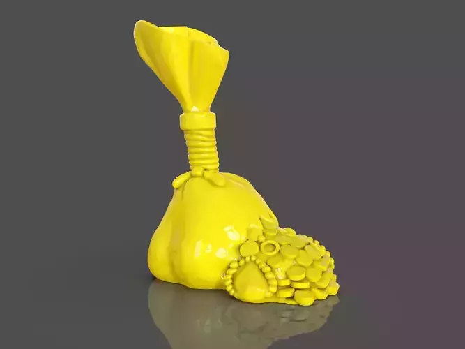 TMNT Money Bag 3D print model