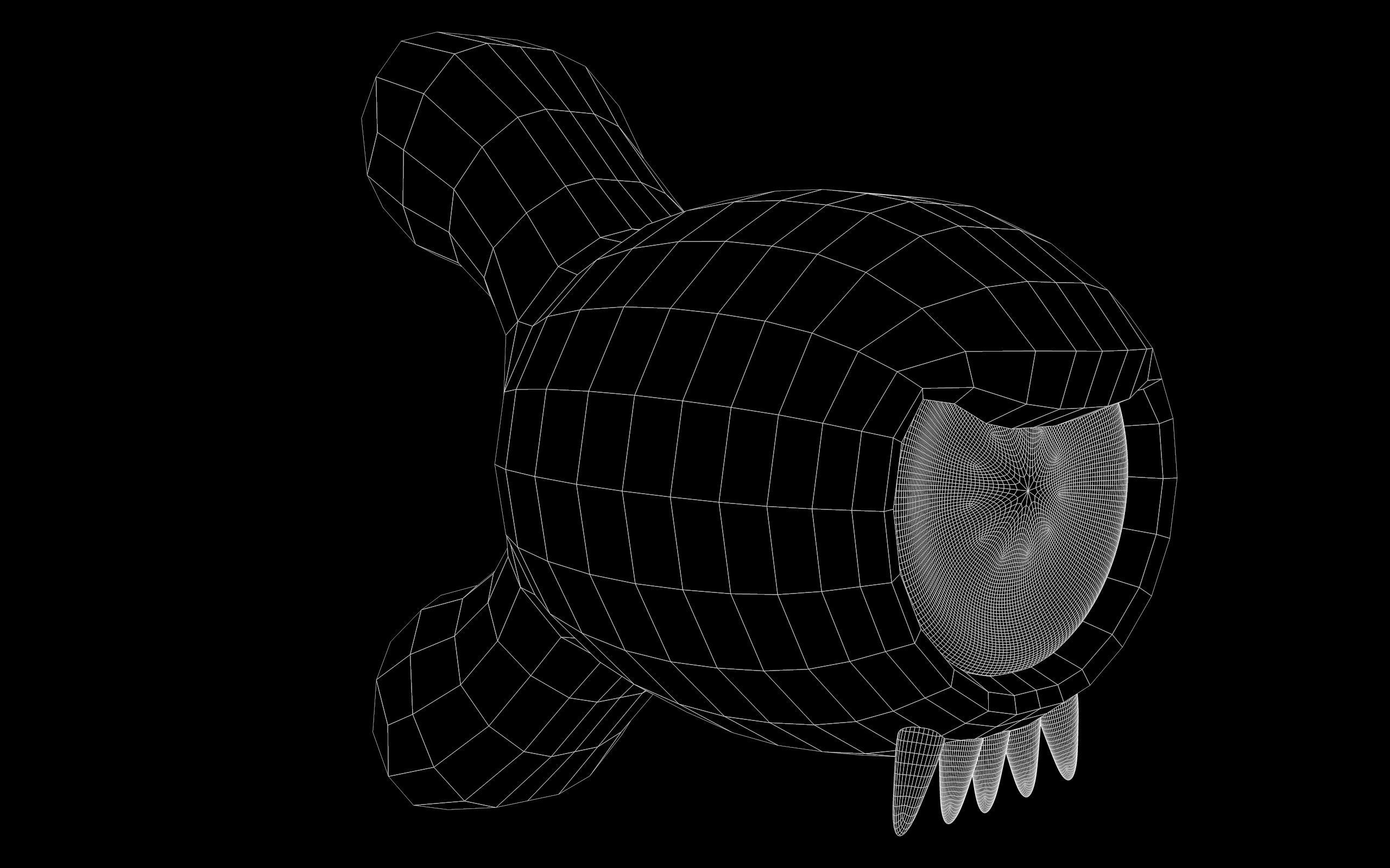 VIRUS monster eye 3D model_3