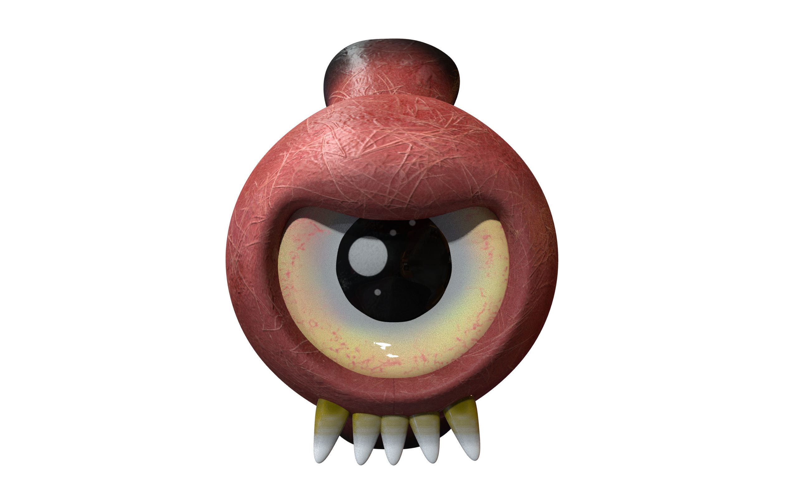 VIRUS monster eye 3D model_1