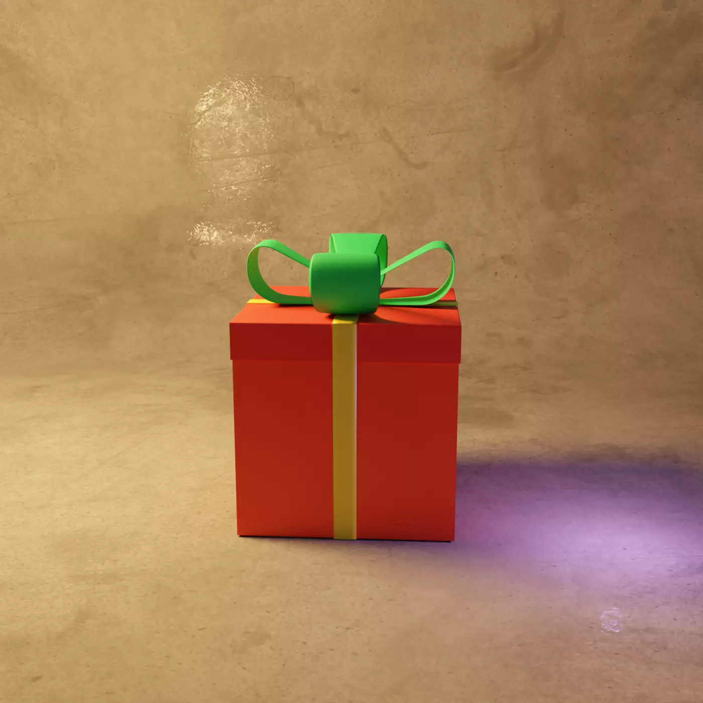 XMS-giftbox gift box Free 3D model_0