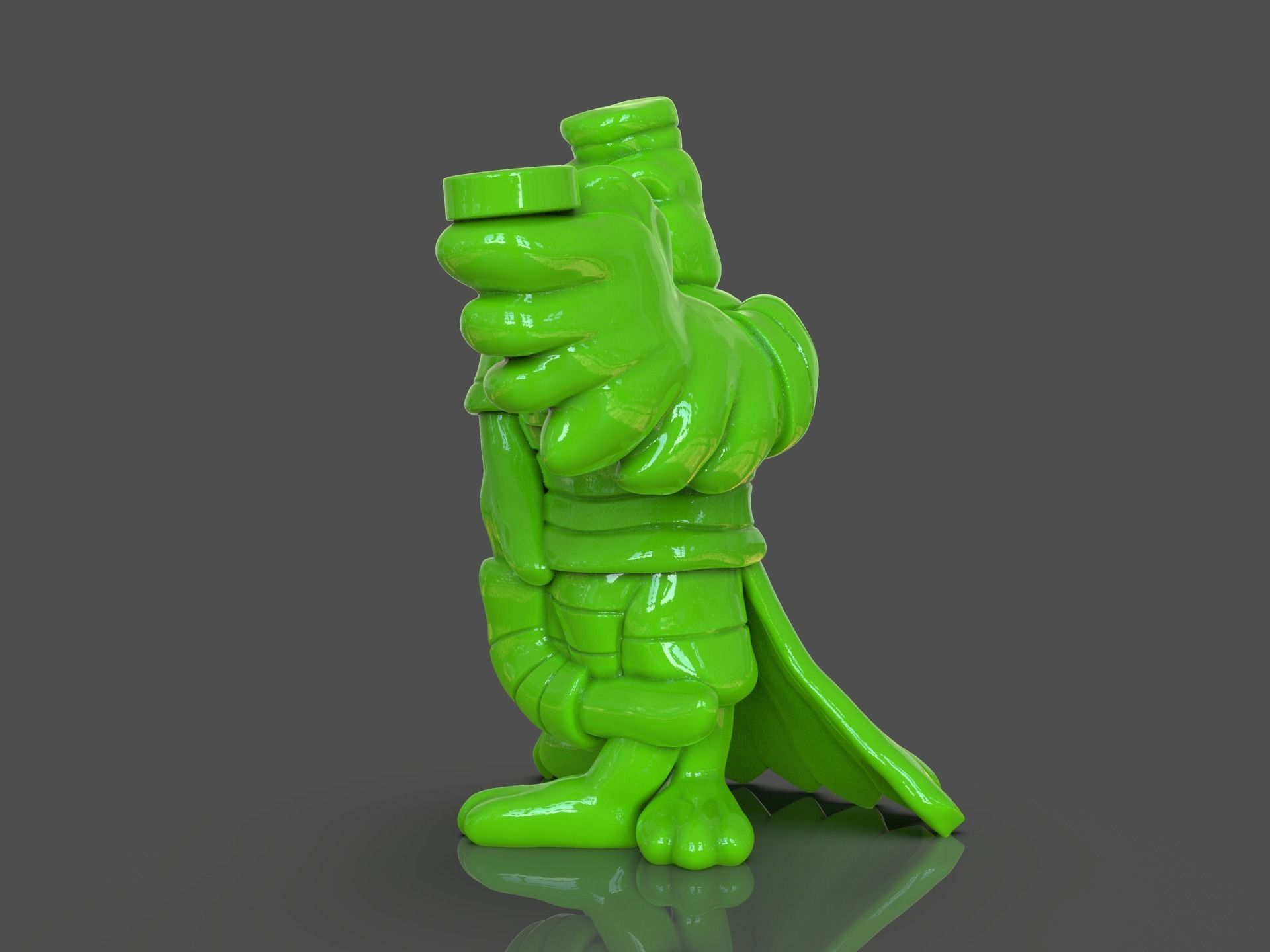 TMNT Parrot 3D print model_1