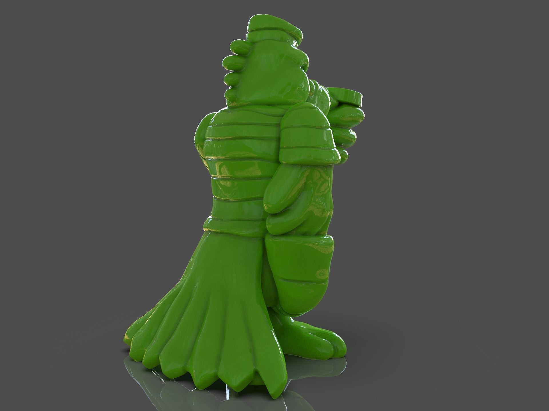 TMNT Parrot 3D print model_3