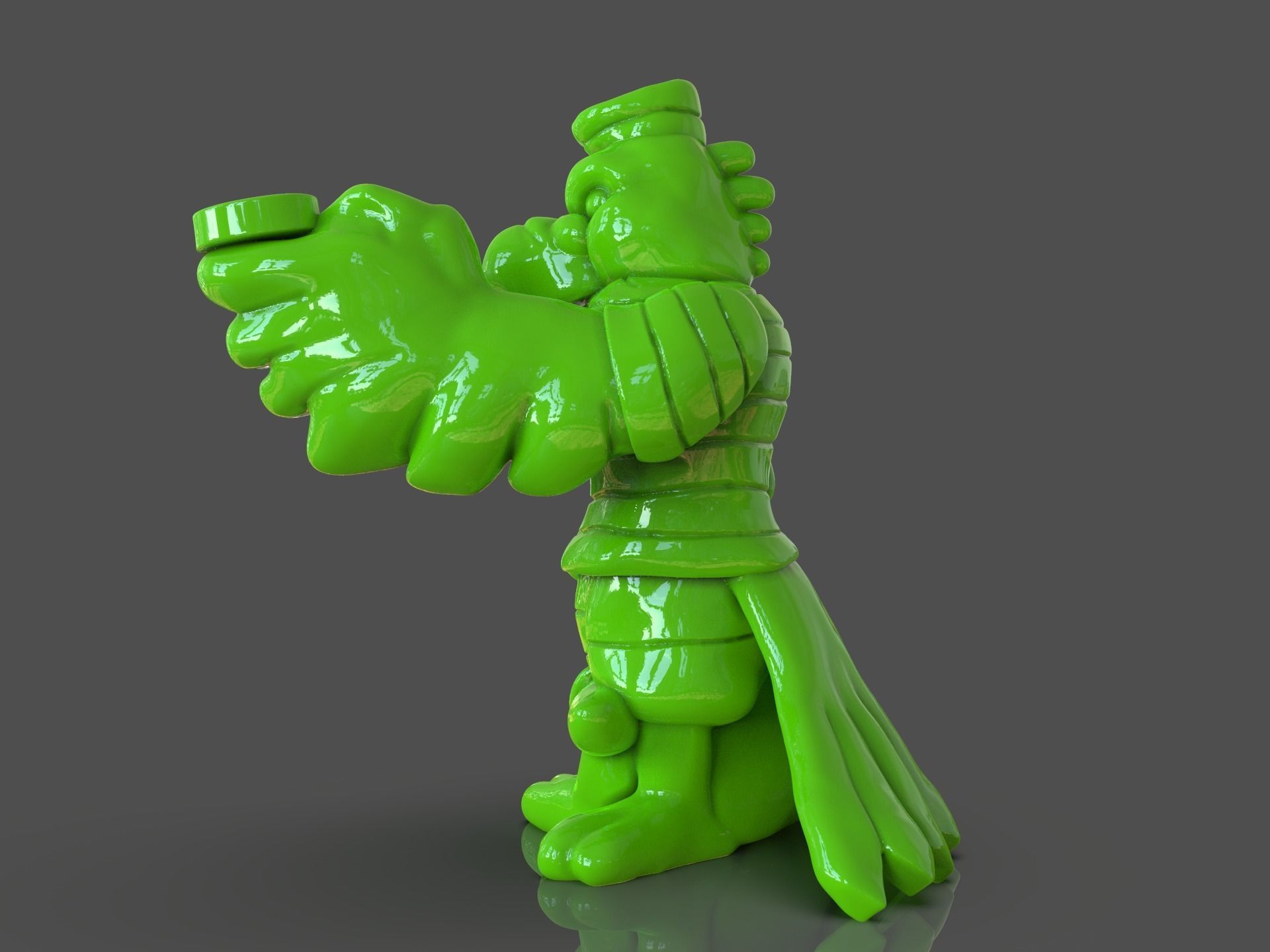 TMNT Parrot 3D print model_5