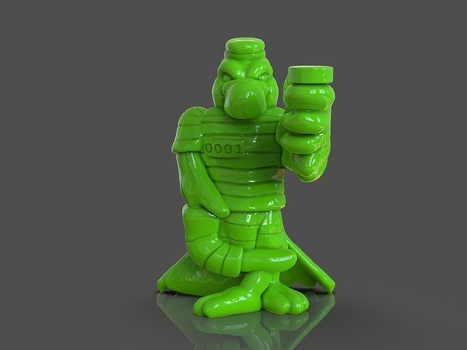 TMNT Parrot 3D print model