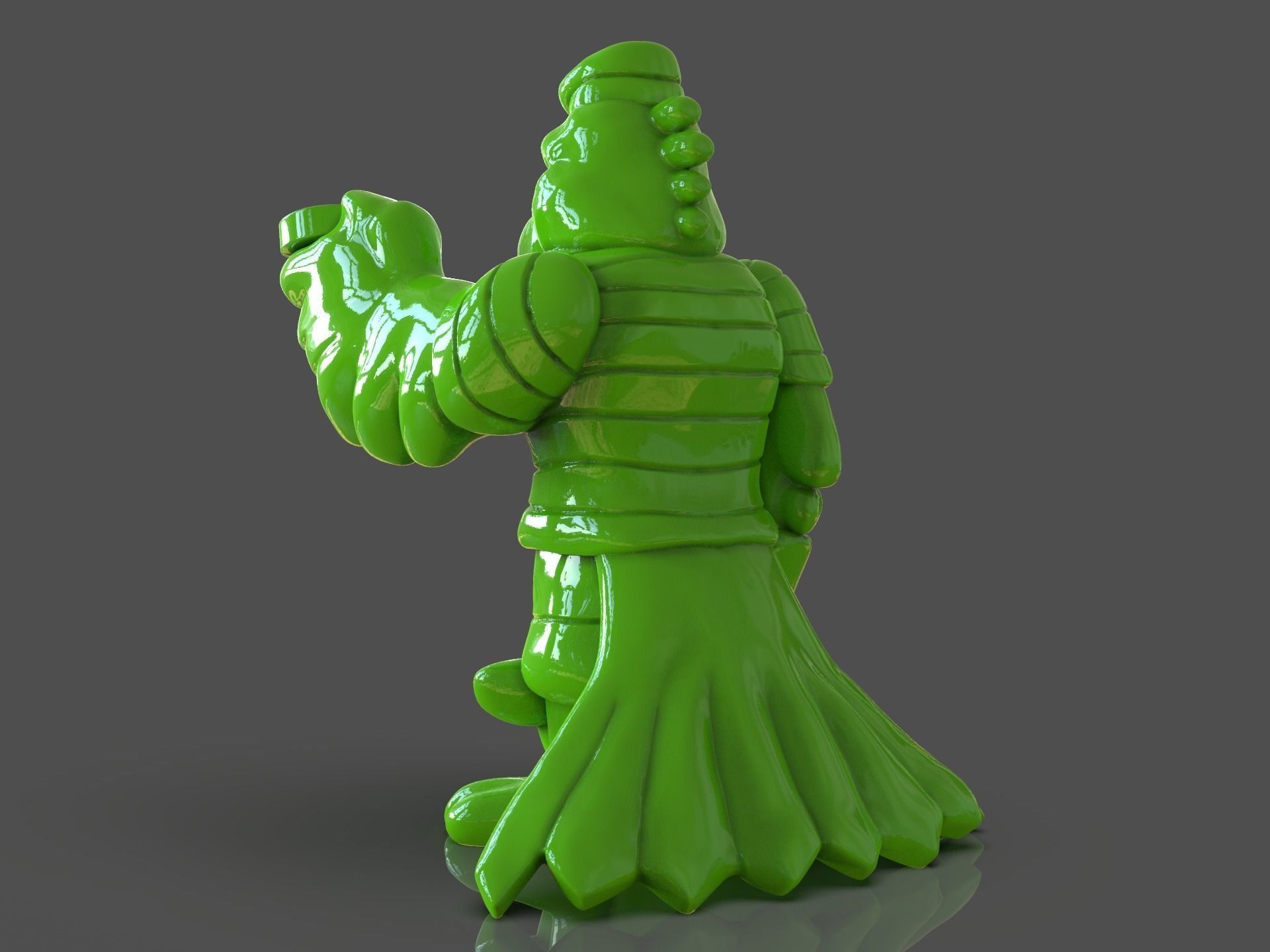 TMNT Parrot 3D print model_4