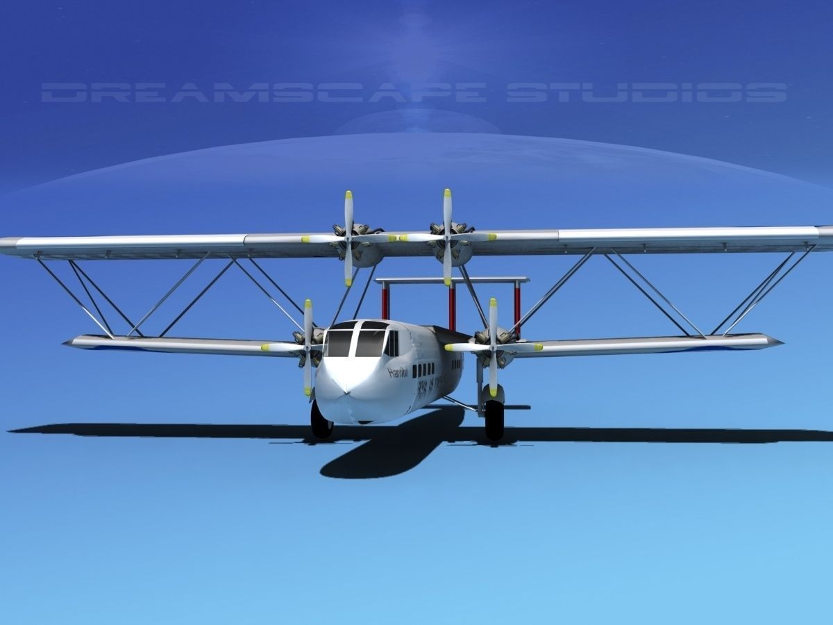 Handley Page HP42 Hannibal V03 3D model_2
