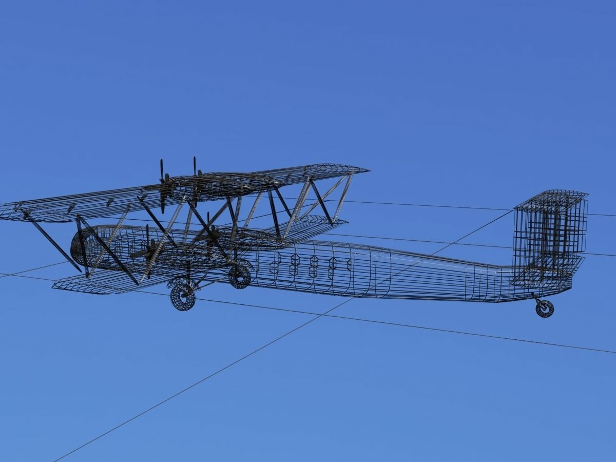 Handley Page HP42 Hannibal V03 3D model_19