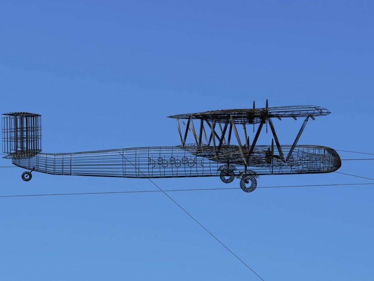 Handley Page HP42 Hannibal V03 3D model_15