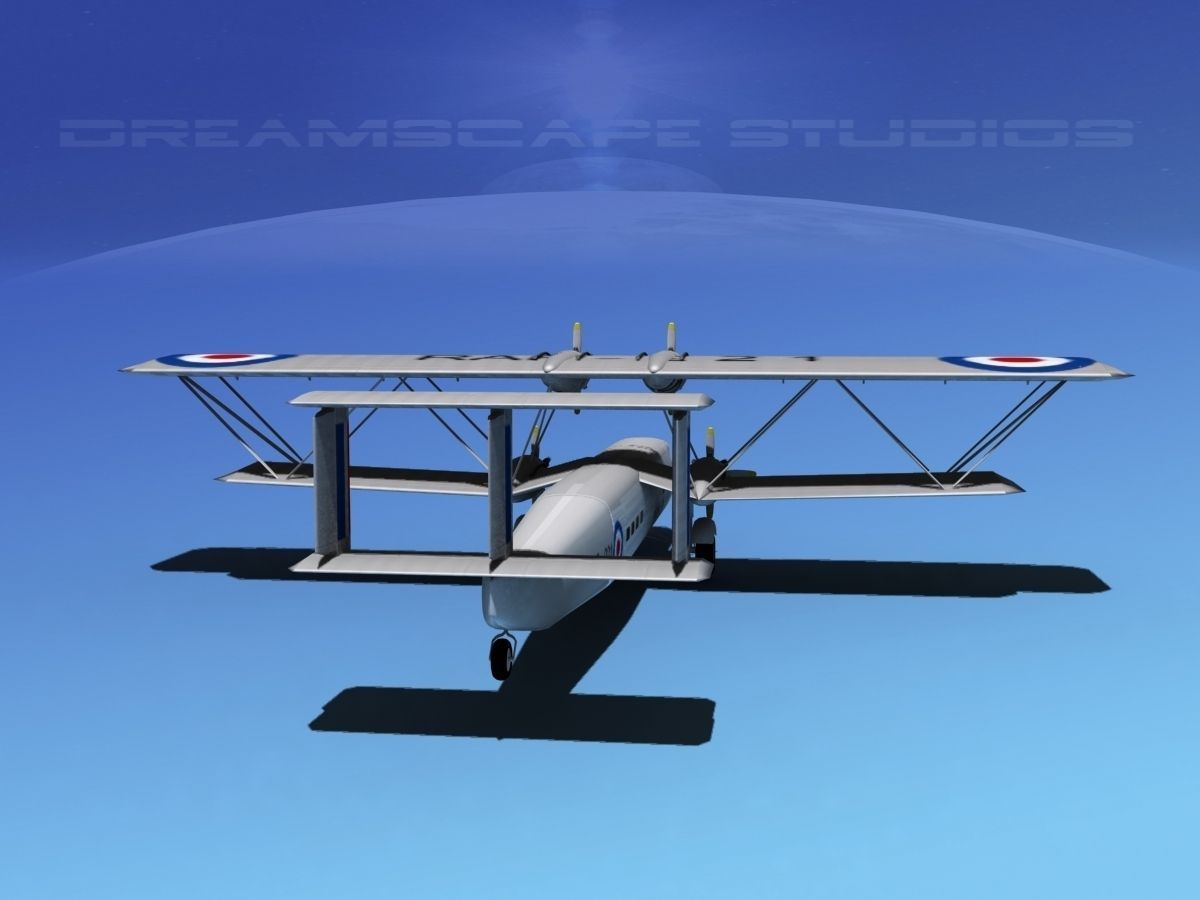Handley Page HP42 Hannibal V03 3D model_7