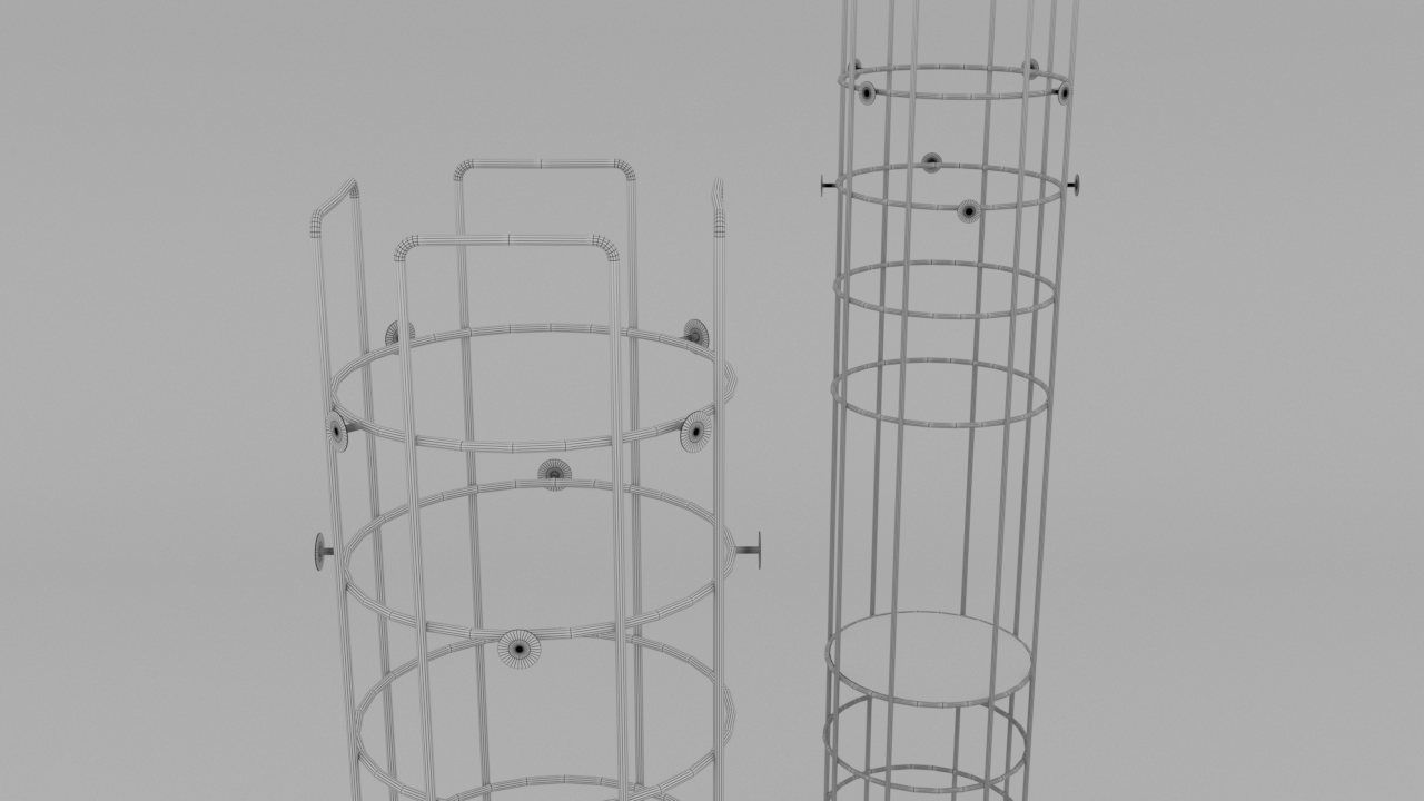 Coat rack 3D model_4