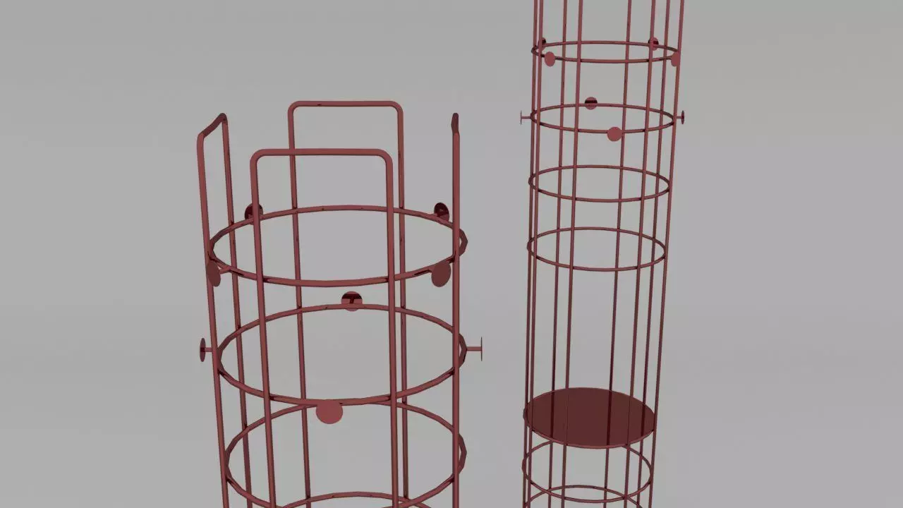 Coat rack 3D model_0
