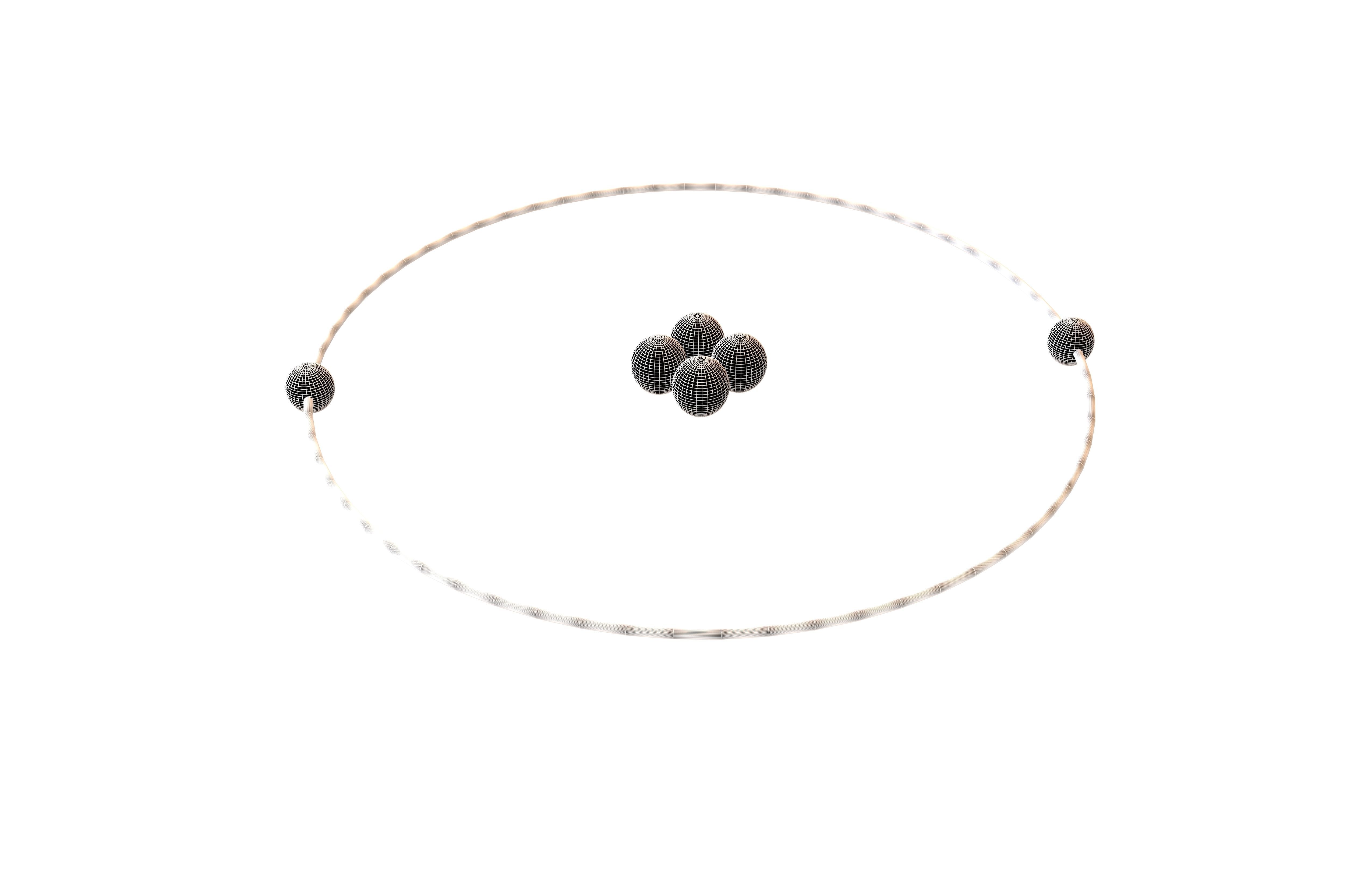 Helium Chemical Element v1 001 Low-poly 3D model_5