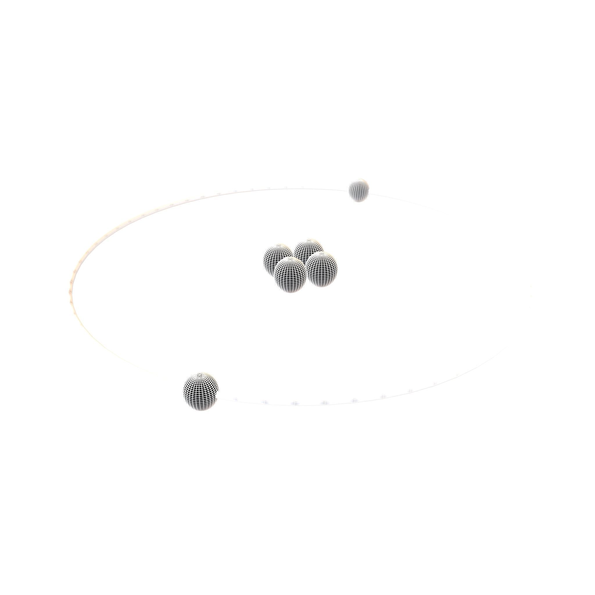 Helium Chemical Element v1 001 Low-poly 3D model_6