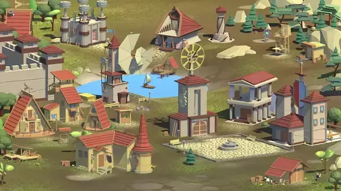 Fantasy Town Low Poly Pack by Phoreen