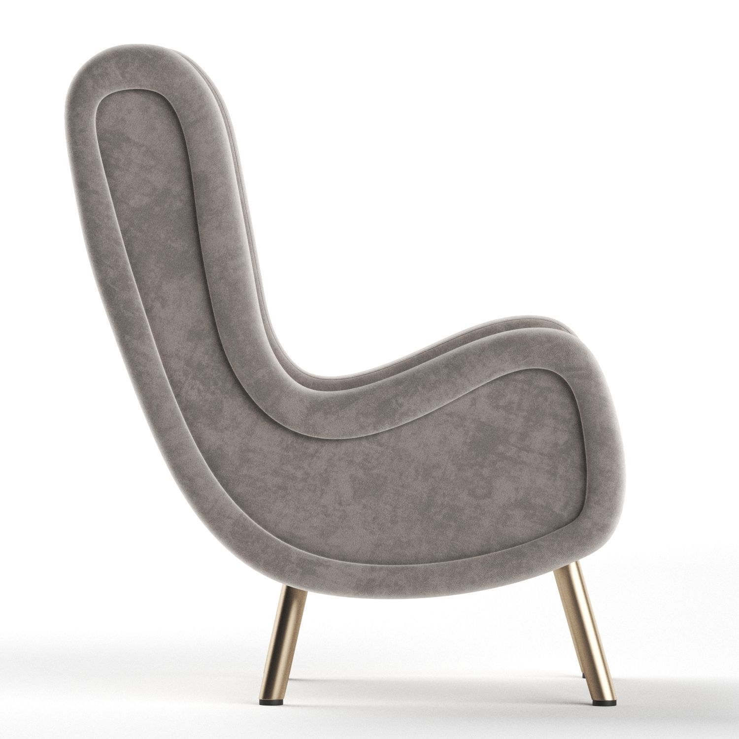 Ginger armchair 3D model_1