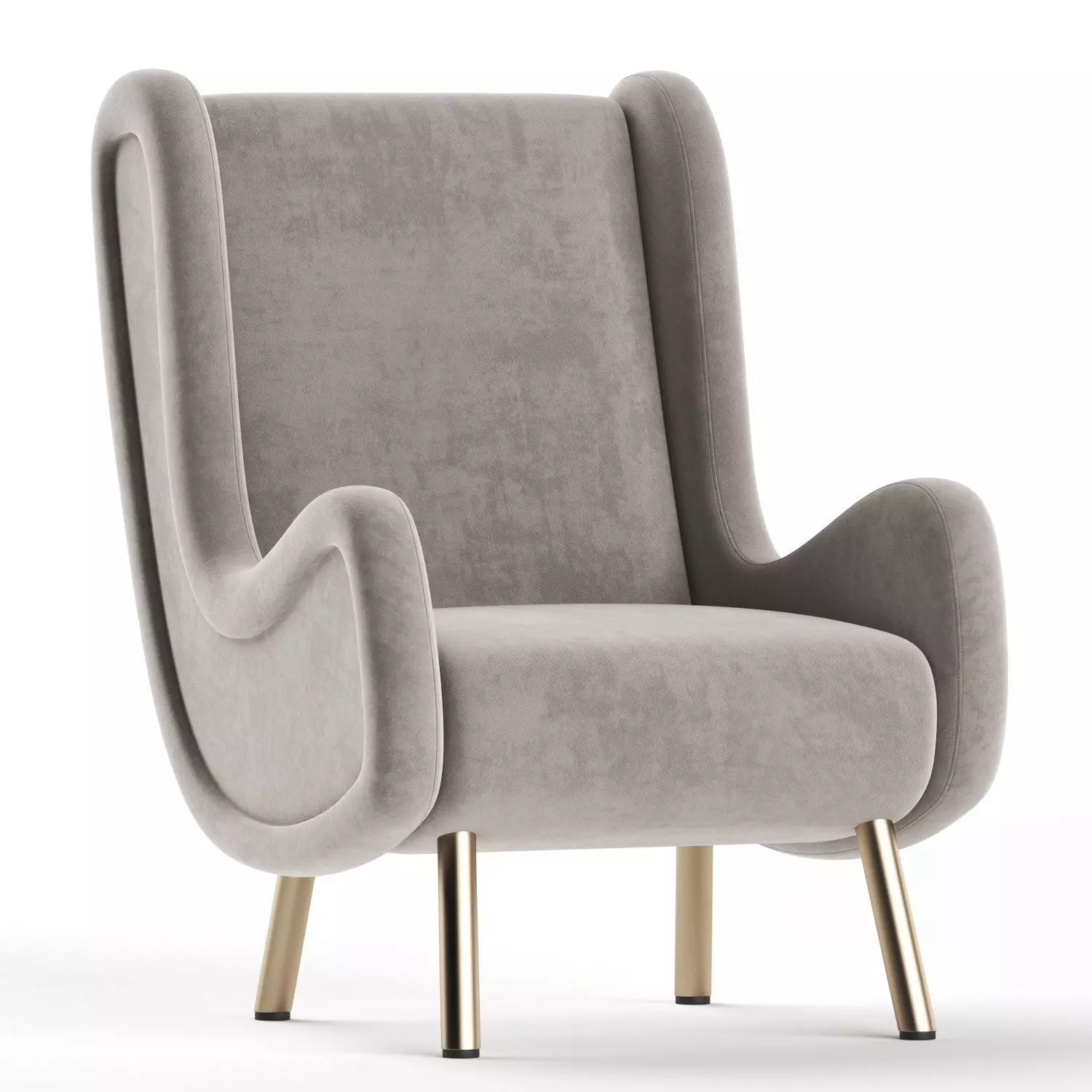 Ginger armchair 3D model_0