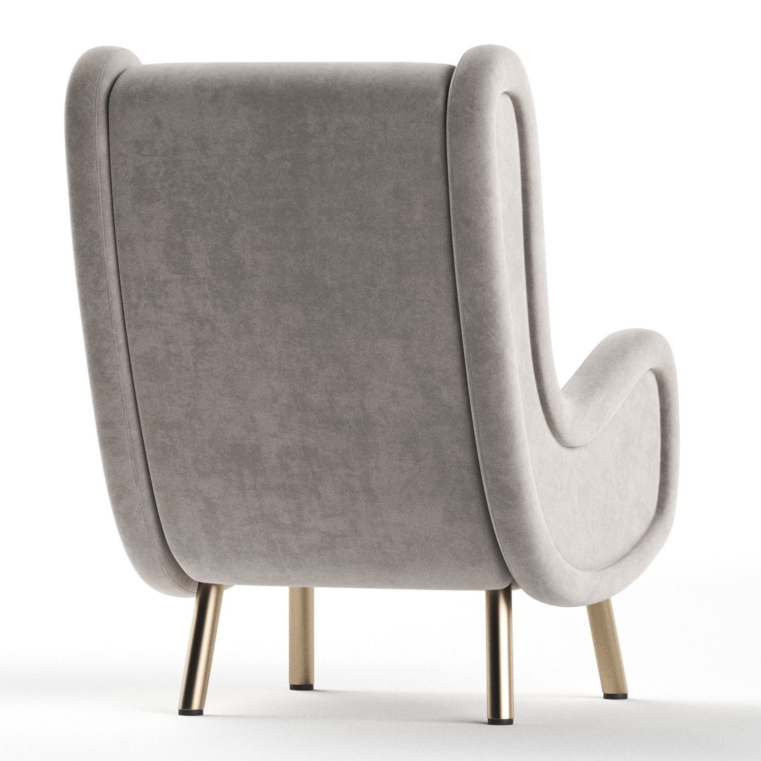 Ginger armchair 3D model_2