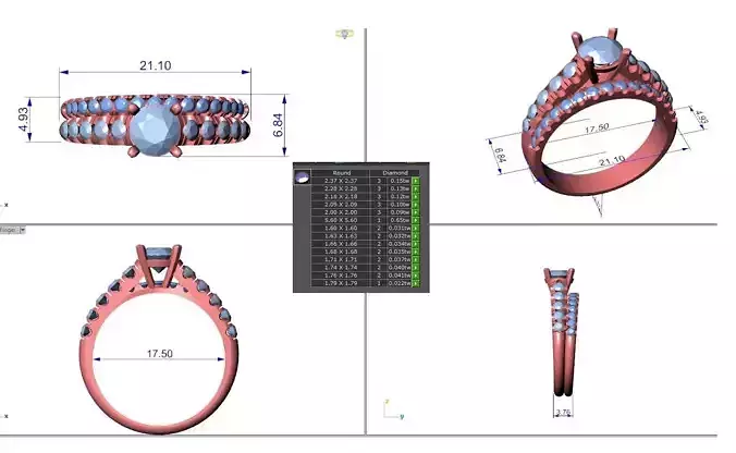R-3635 engagement ring