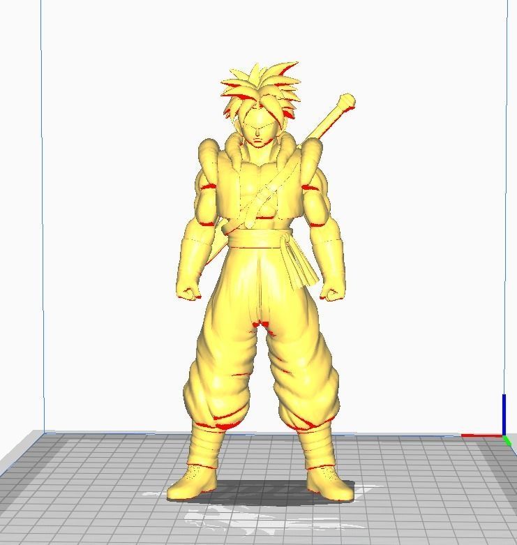 Xeno Gohanks 3D Model 3D print model_2