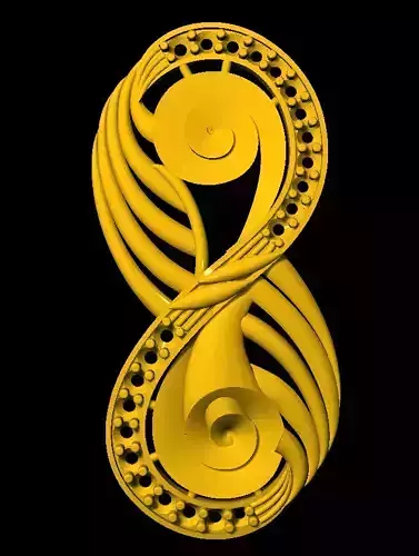 Sidepiece infinity symbol