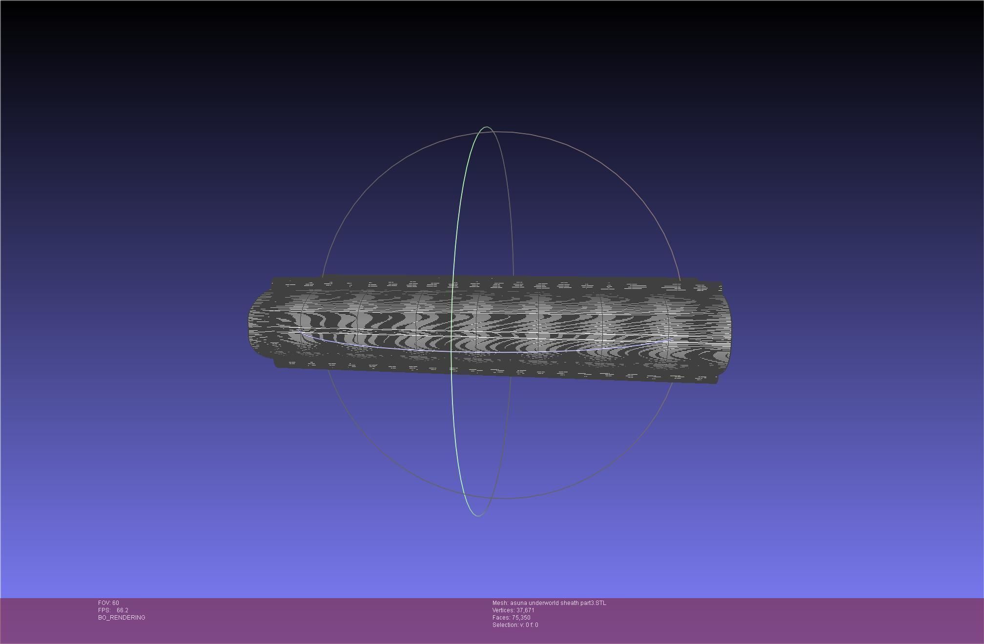 Sword Art Online Alicization Asuna Underworld Sword Sheath 3D print model_55