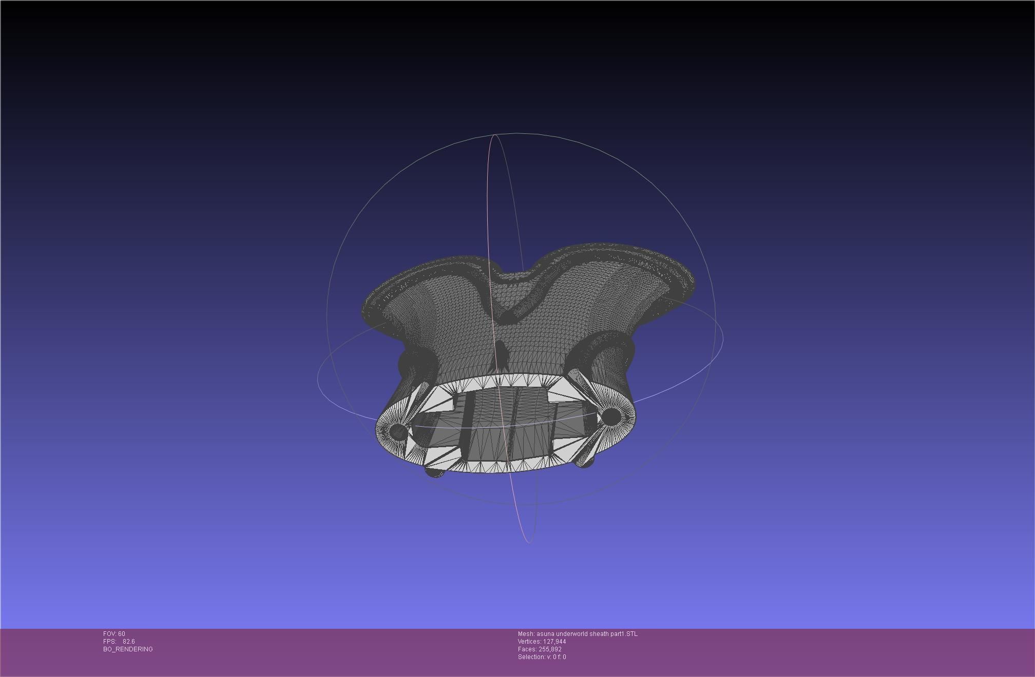 Sword Art Online Alicization Asuna Underworld Sword Sheath 3D print model_43