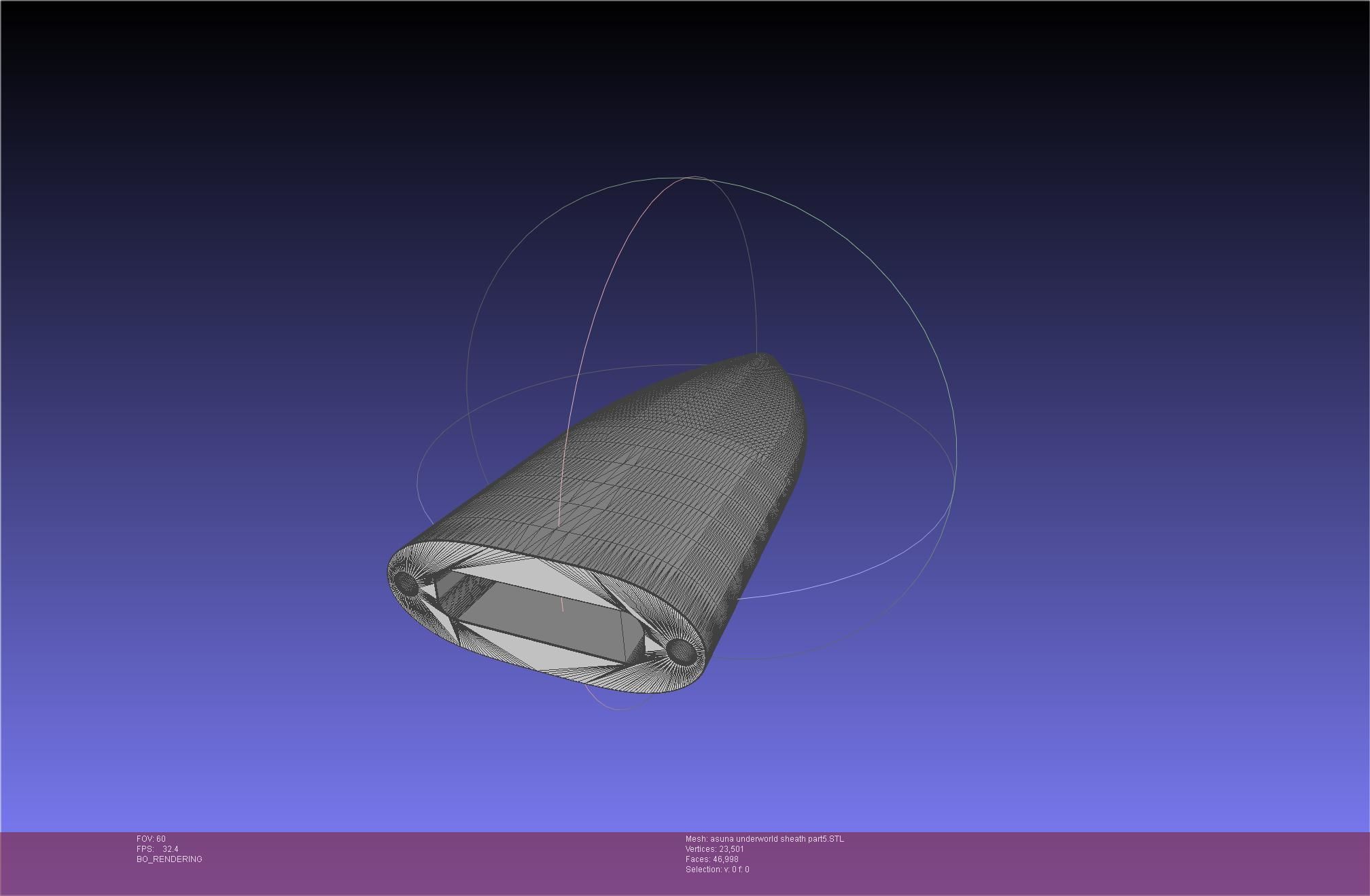 Sword Art Online Alicization Asuna Underworld Sword Sheath 3D print model_65