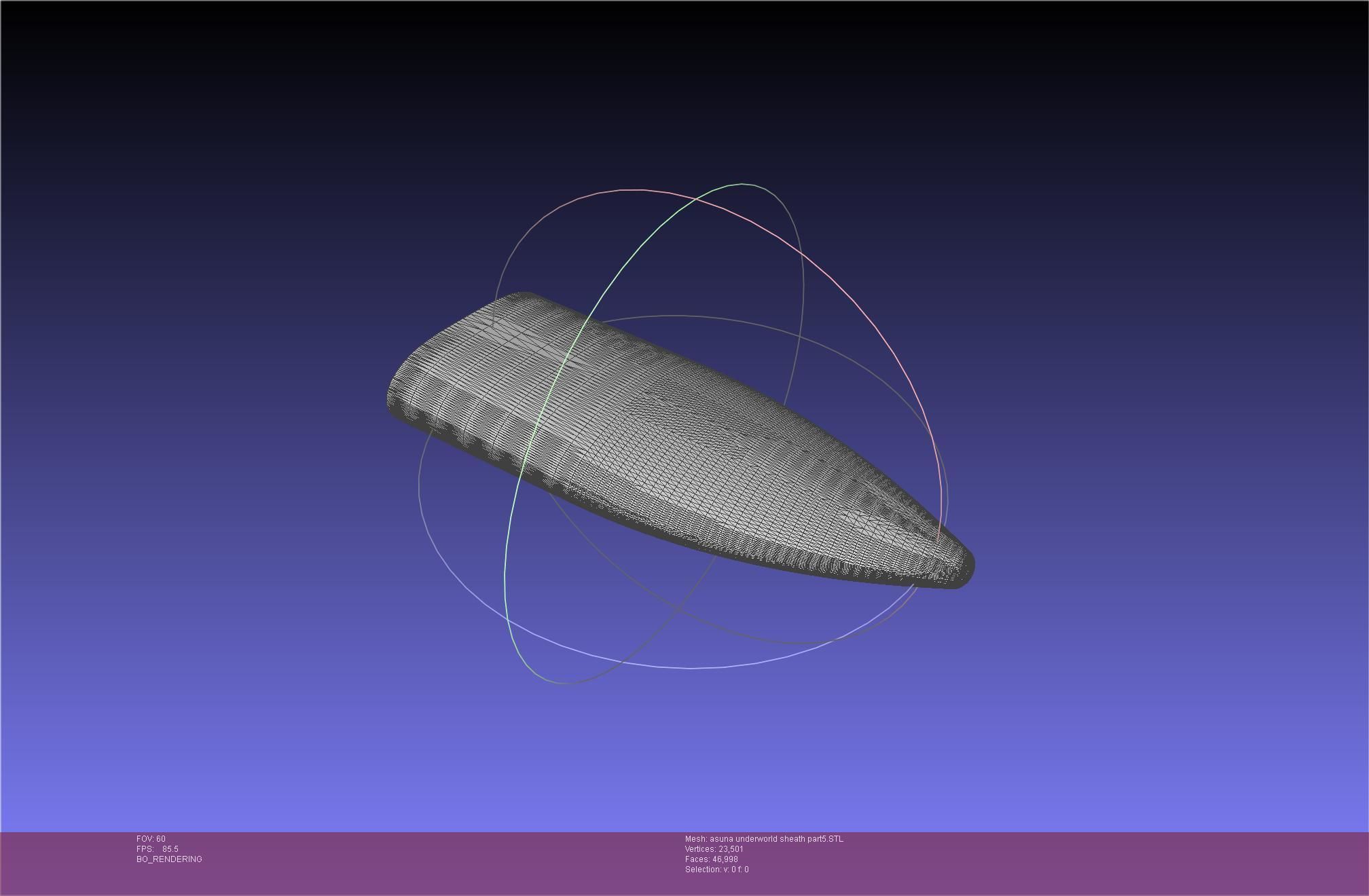 Sword Art Online Alicization Asuna Underworld Sword Sheath 3D print model_67