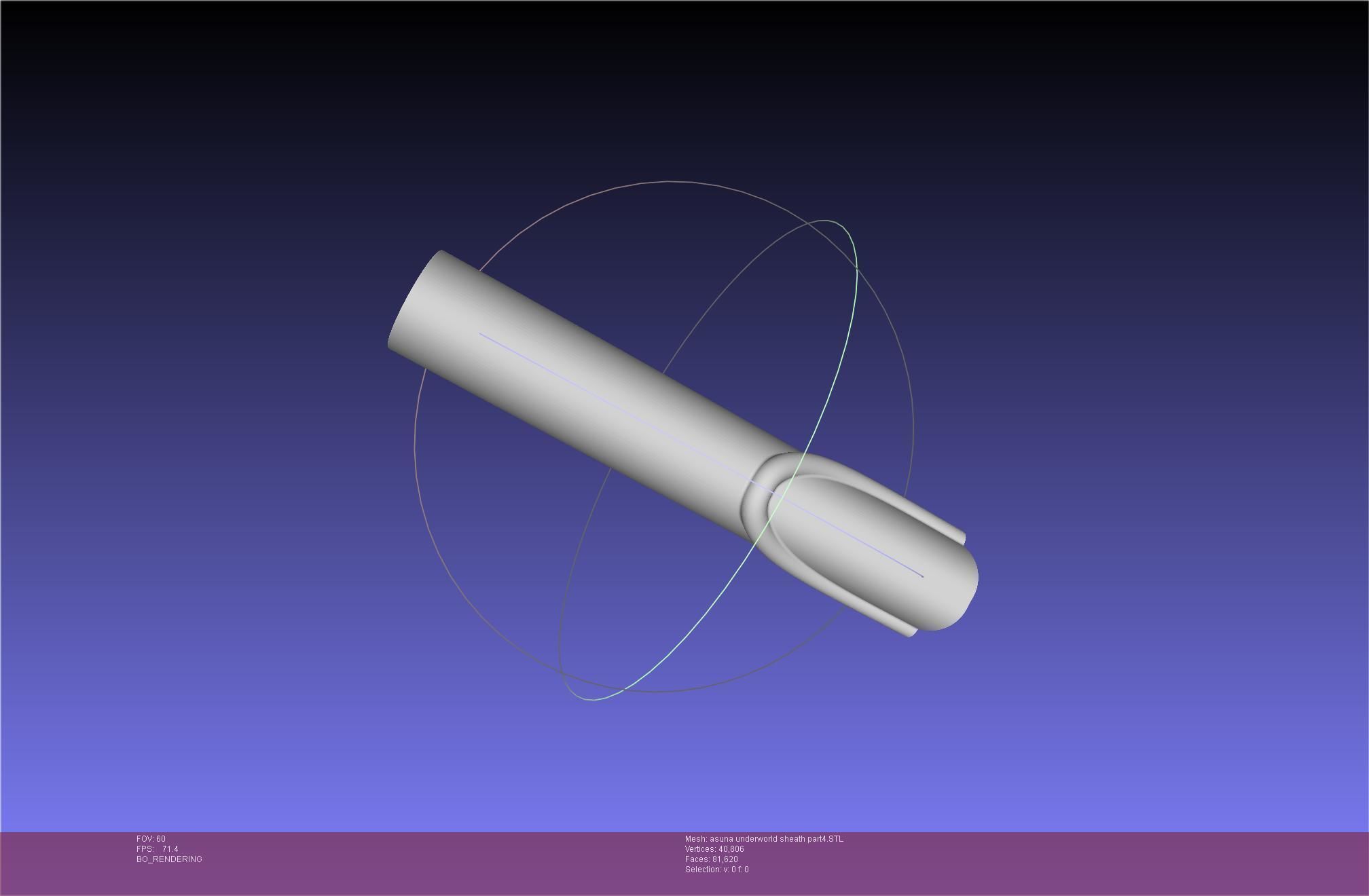 Sword Art Online Alicization Asuna Underworld Sword Sheath 3D print model_59