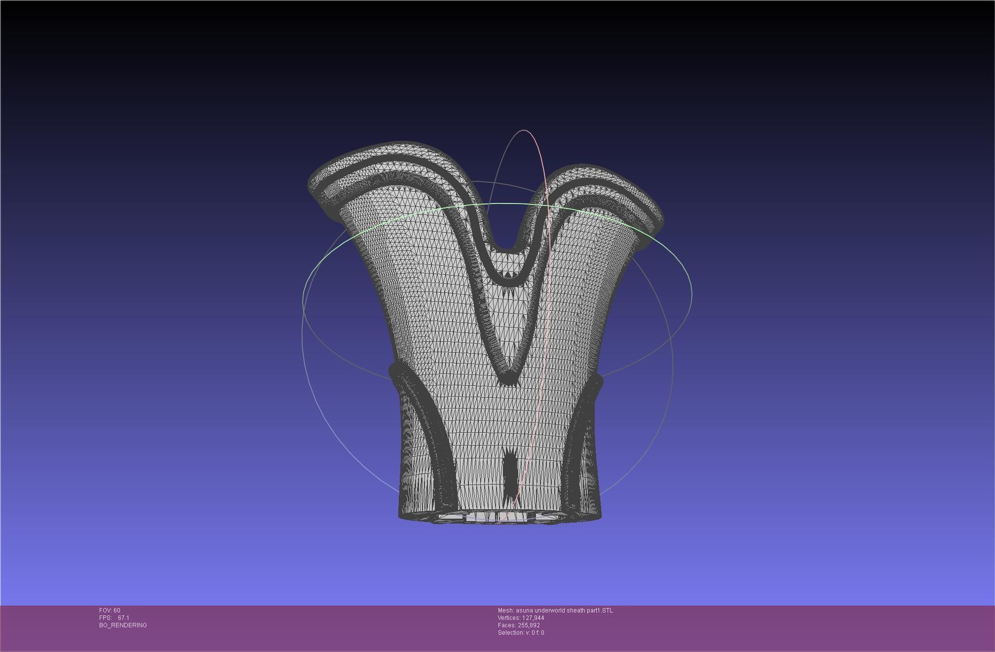 Sword Art Online Alicization Asuna Underworld Sword Sheath 3D print model_42