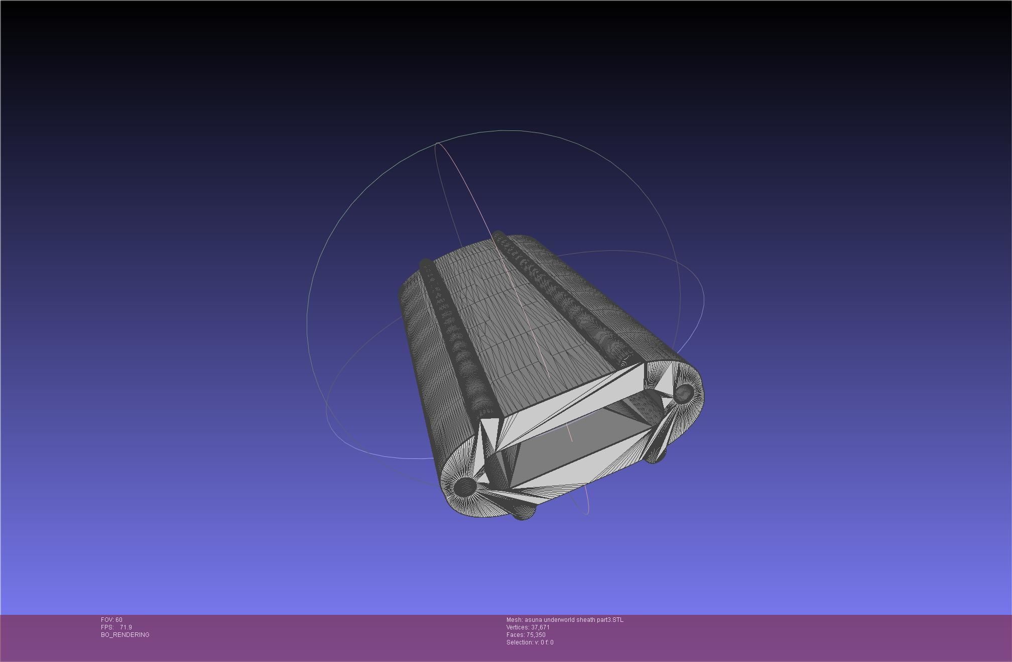 Sword Art Online Alicization Asuna Underworld Sword Sheath 3D print model_53