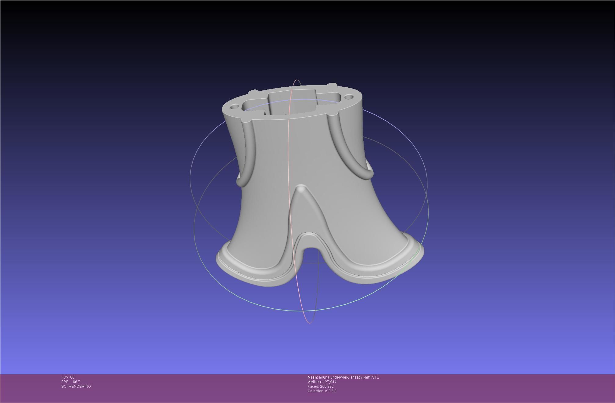 Sword Art Online Alicization Asuna Underworld Sword Sheath 3D print model_37