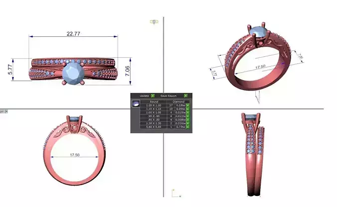 R-3638 engagement ring