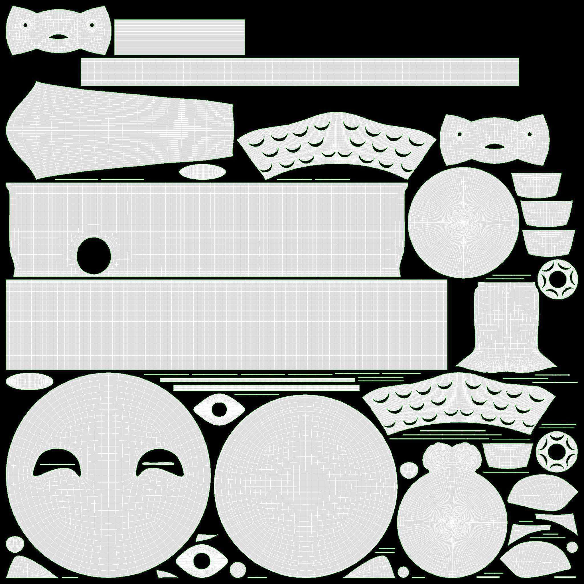 Cat-shaped teapot 3D model_12