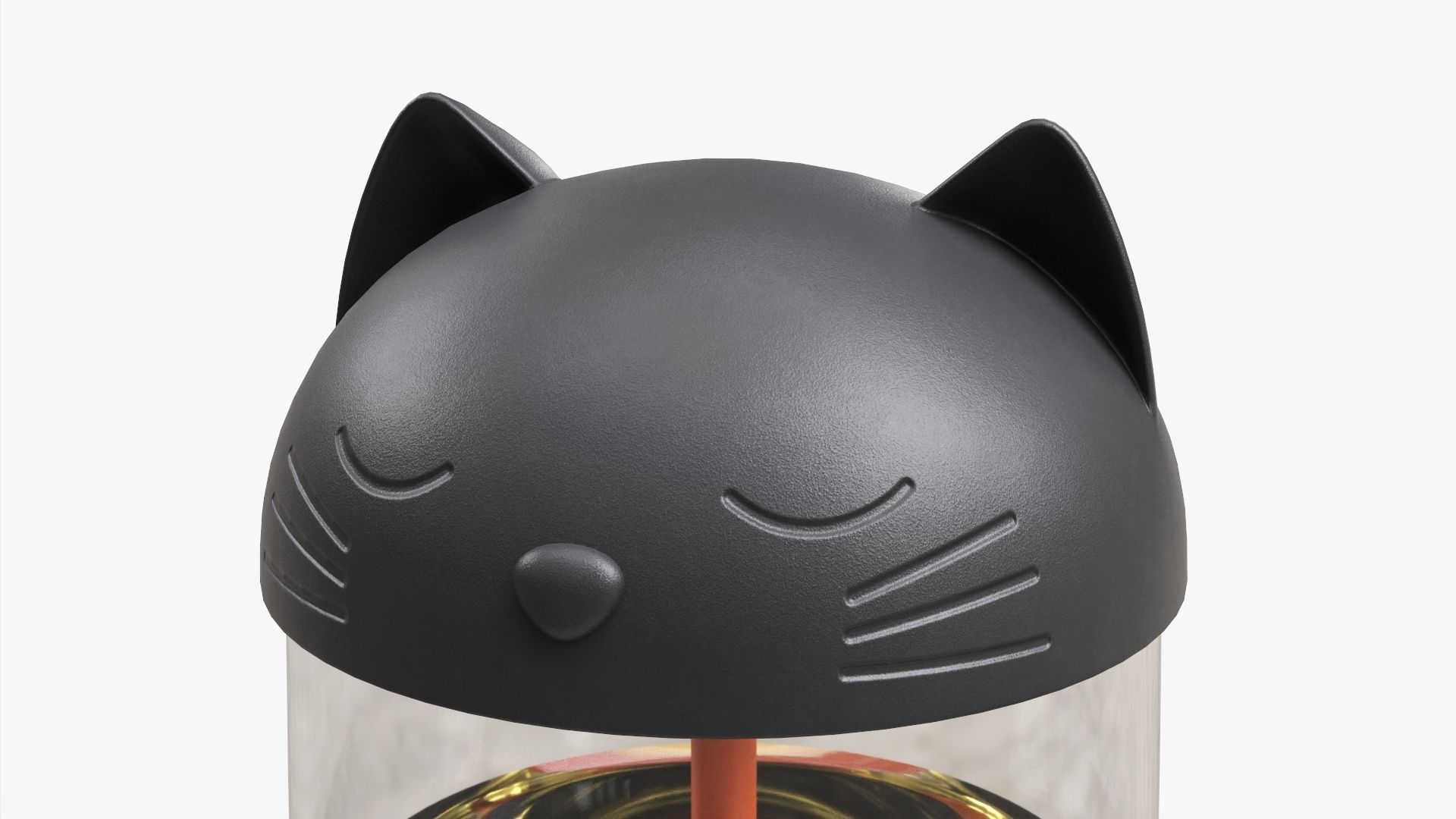 Cat-shaped teapot 3D model_4