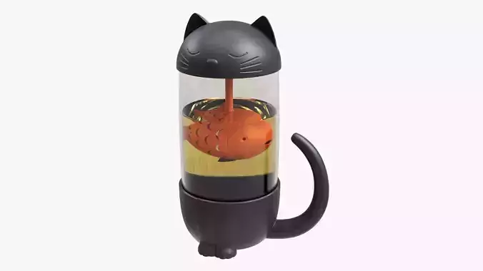 Cat-shaped teapot