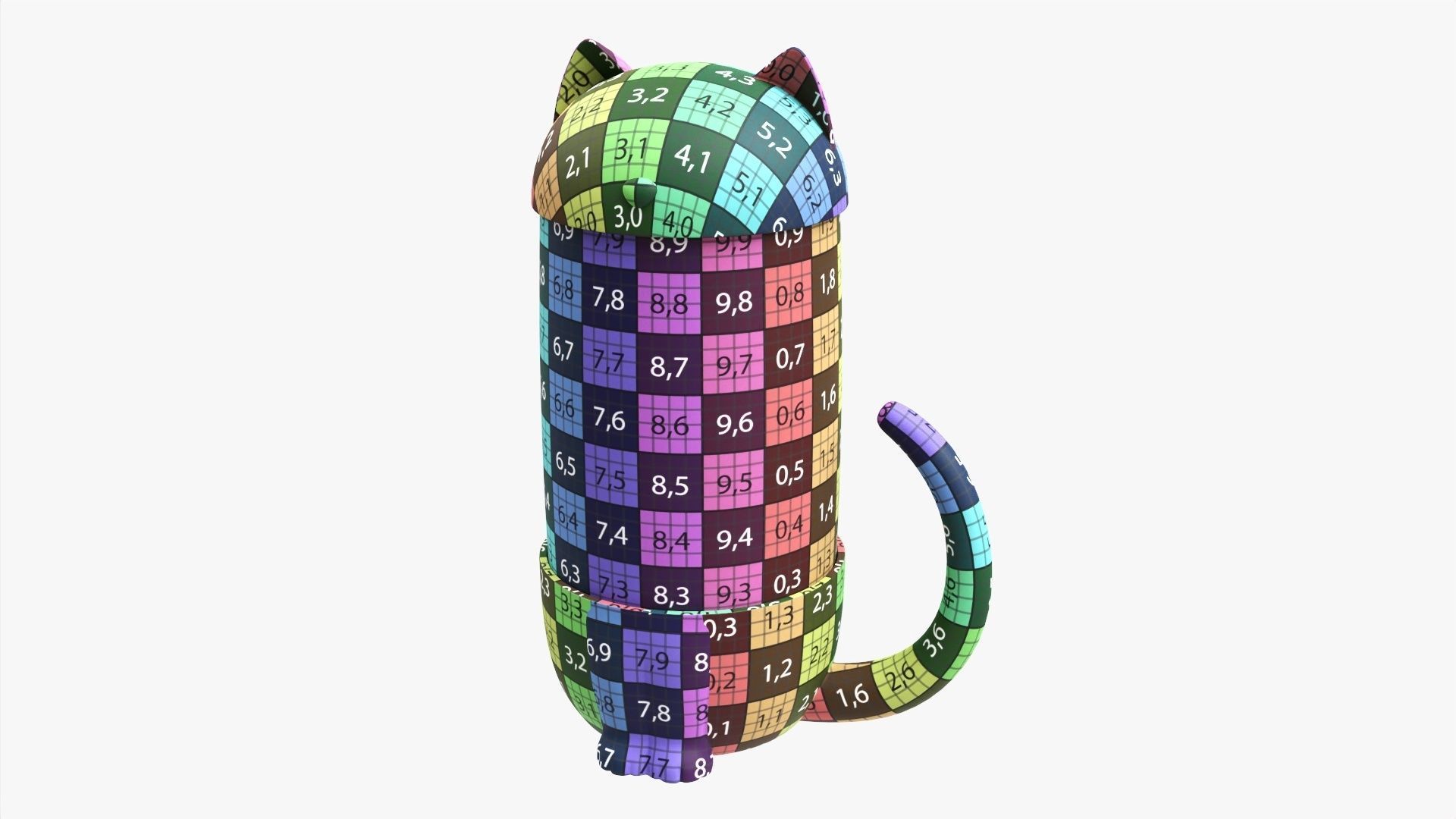 Cat-shaped teapot 3D model_8