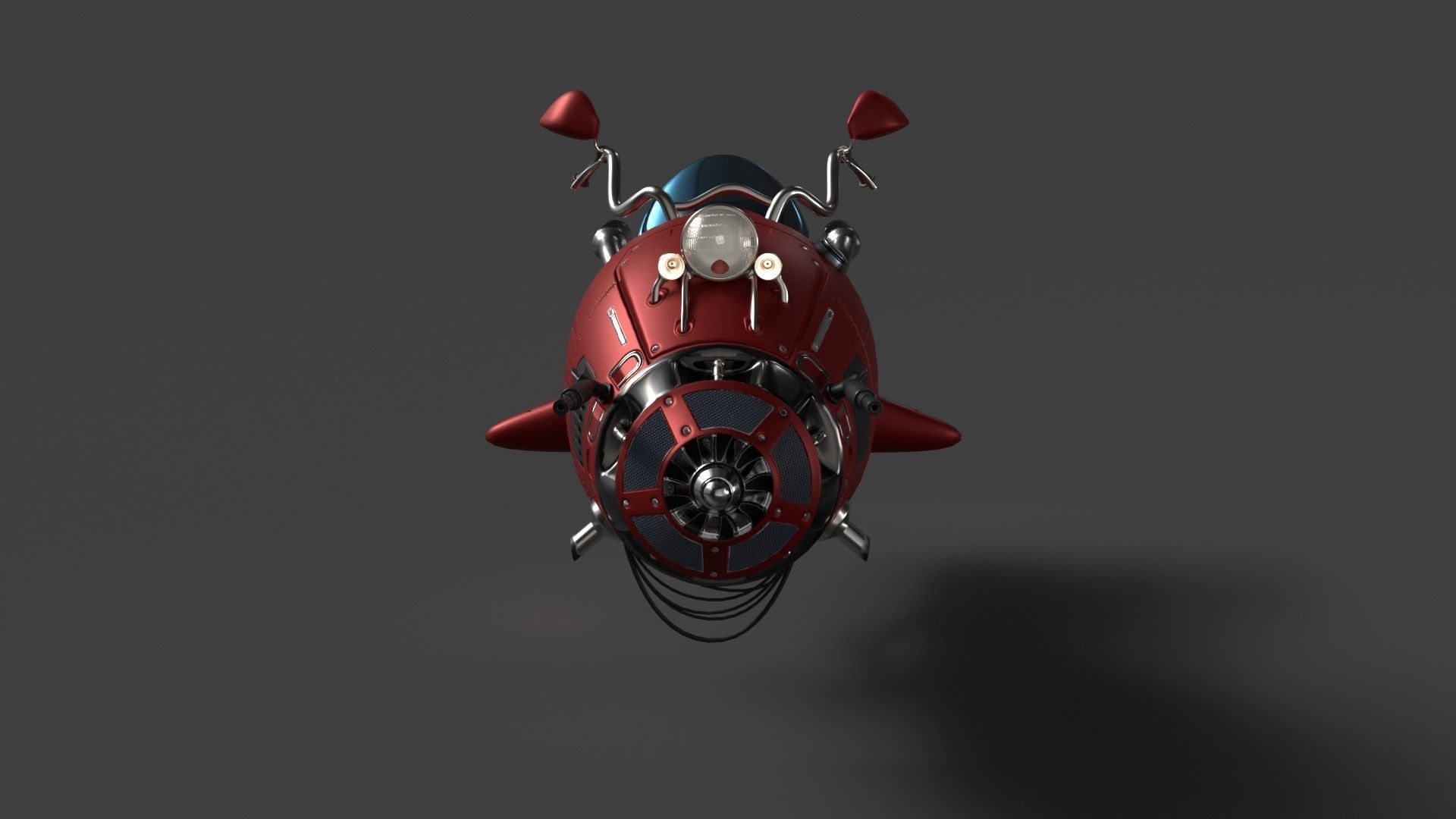 MWhaleBike motorcycle 3D model_6
